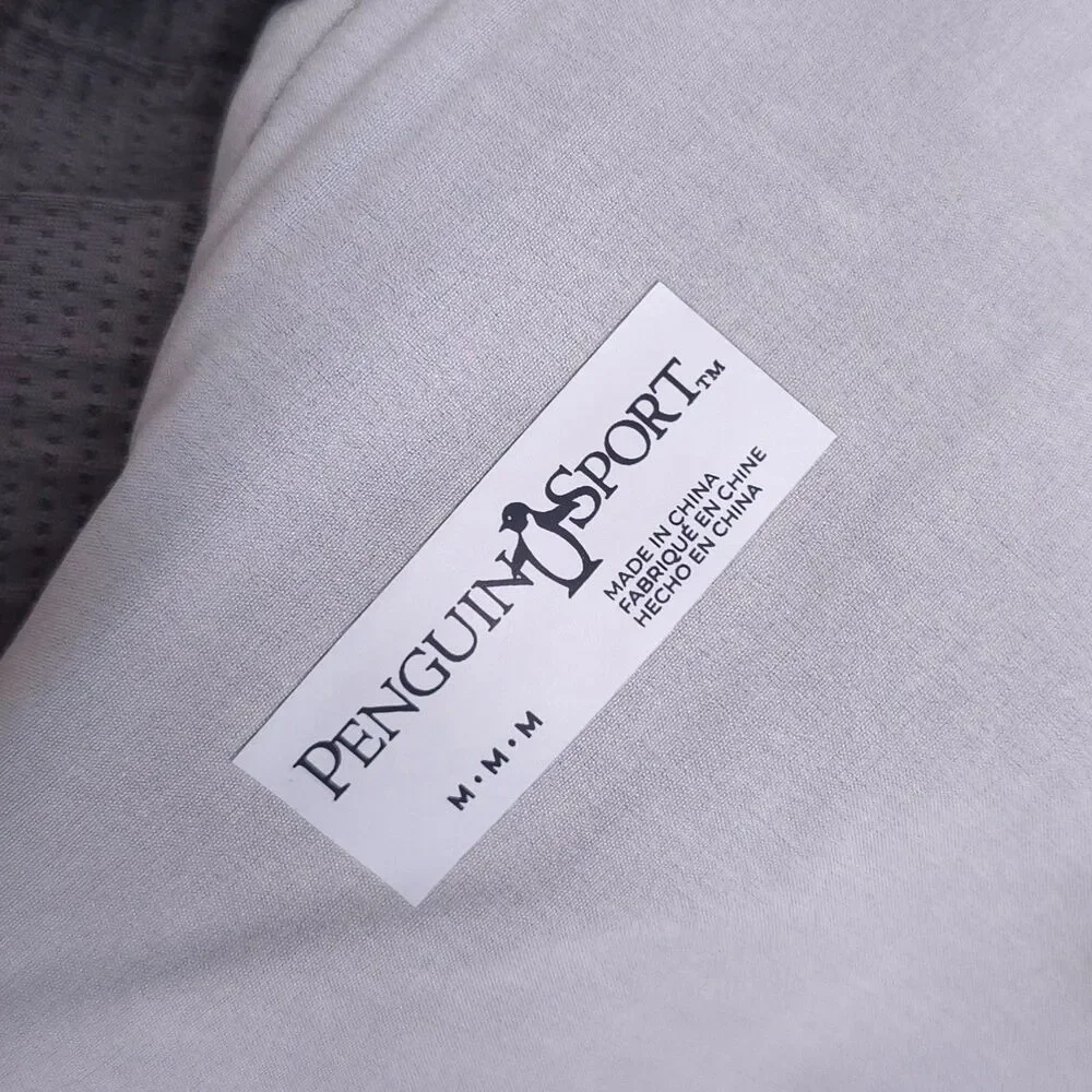 PENGUIN SPORT Mens New Short Quiet Gray Heather MEDIUM Drawstring OGBSE0G3